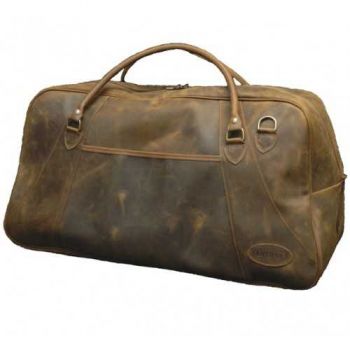 Шкіряна дорожня сумка Artipel BORSA 065, коричнева, 65 х 25 х 37 см