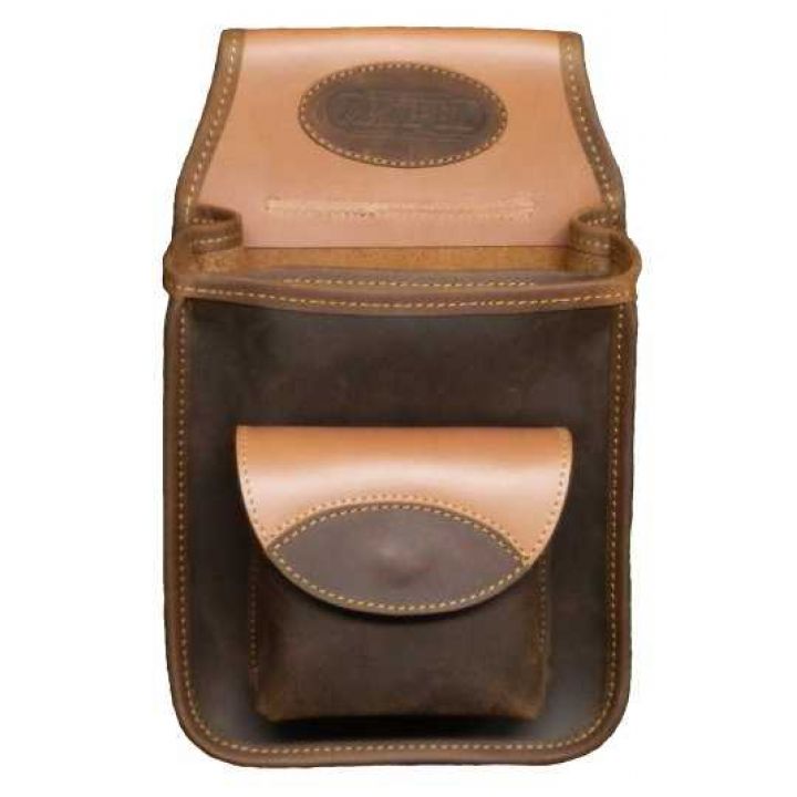 Шкіряна мисливська сумка з поясом Artipel BORSA 095, розміри 17x15x25 см 