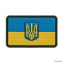 M-Tac нашивка флаг Украины с гербом,  рельефный, PVC