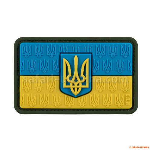 M-Tac нашивка флаг Украины с гербом,  рельефный, PVC
