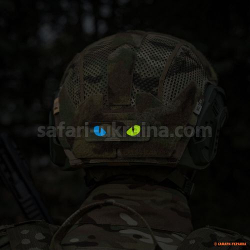 M-Tac нашивка Cat Eyes Laser Cut Multicam/Yellow/Blue/GID 