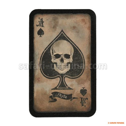 M-Tac нашивка Ace of Spades Coyote/Black 