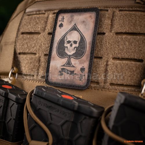 M-Tac нашивка Ace of Spades Coyote/Black 