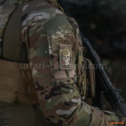 M-Tac нашивка Face of war (вышивка) Multicam