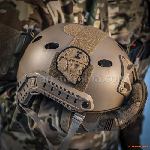 M-Tac нашивка War is Hell 3D PVC Coyote