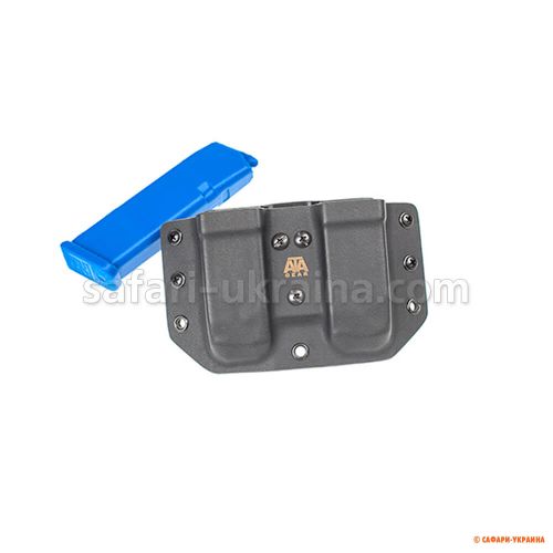 Паучер ATA Gear Double Pouch ver.1 Glock 17 / 22 /47, black 