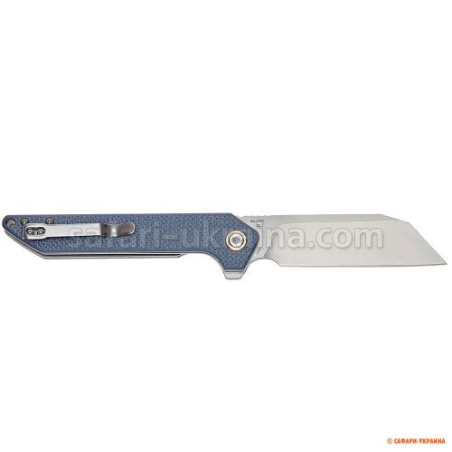 Ніж CJRB Rampart G10 Gray-blue 