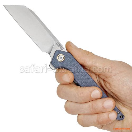 Ніж CJRB Rampart G10 Gray-blue 