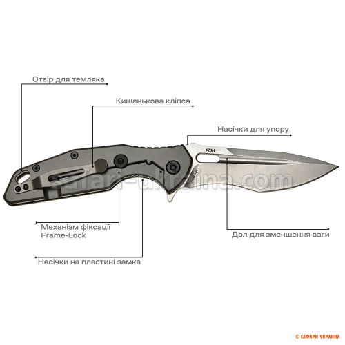 Cкладной нож Skif Defender II SW Olive