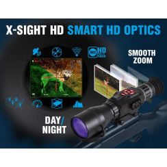 Прицел день/ночь для охоты ATN X-Sight II HD 5-20x, объектив 85мм + ИК фонарь