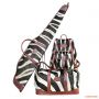 Шкіряний рюкзак Safari Zebra, з натуральної шкіри зебри 