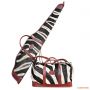 Дорожня шкіряна сумка Safari Zebra, з натуральної шкіри зебри