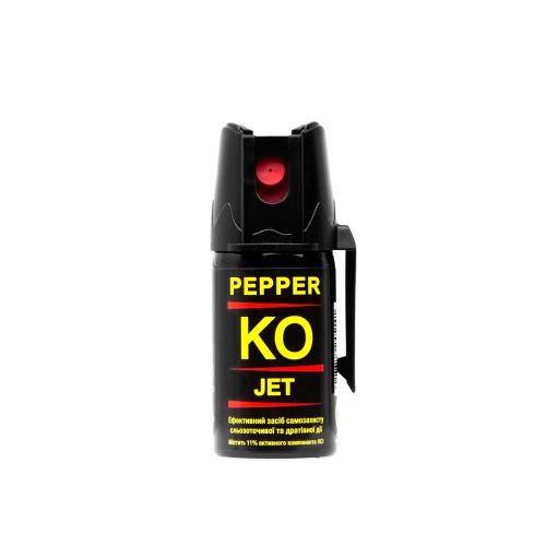 Газовий балончик Klever Pepper KO Jet струйний, об'єм 40 мл Газовий балончик Klever Pepper KO Jet струйний, об'єм 40 мл