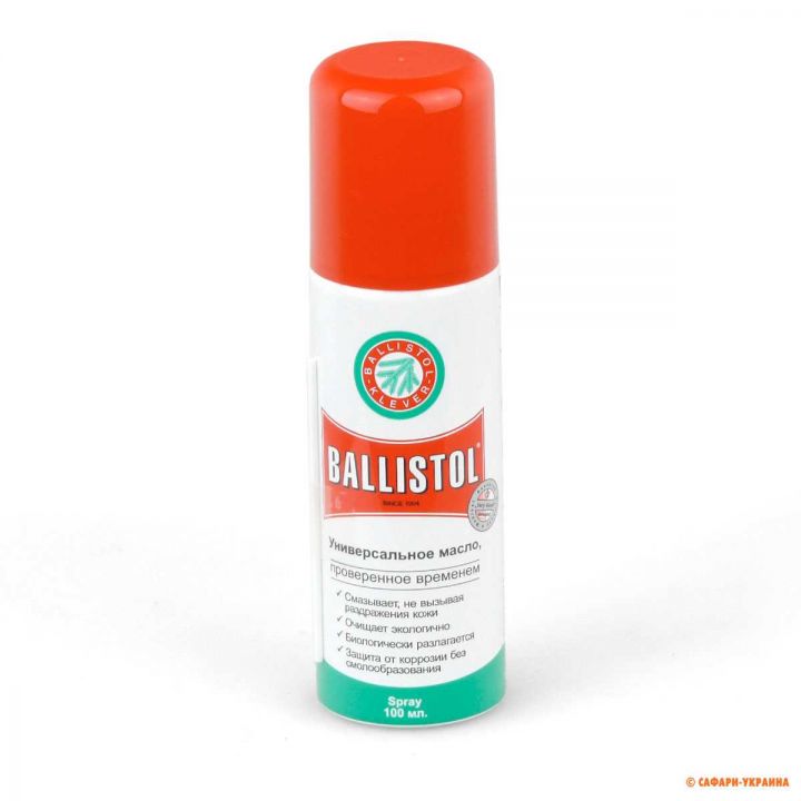 Масло оружейное универсальное Ballistol-Klever Spray, 100 мл