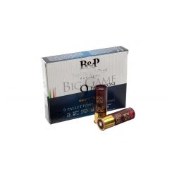 Патрон B&P Big Game 9 Pallettoni 11/0, кал.12/67, картеч 8,6 мм (9 куль), 33,5 г