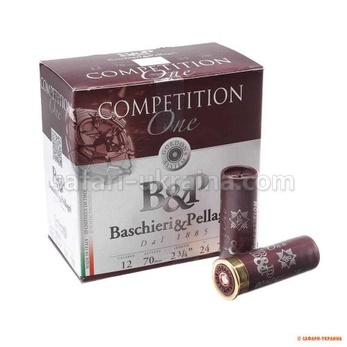 Патрон Baschieri & Pellagri COMPETITION ONE, кал.12/08/70, дробь №7,5, 28 г Патрон Baschieri & Pellagri COMPETITION ONE, кал.12/08/70, дробь №7,5, 28 г