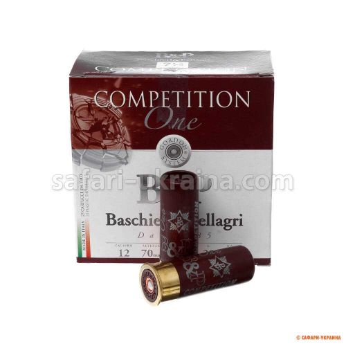 Патрон Baschieri & Pellagri COMPETITION ONE, кал.12/08/70, дробь №7,5, 28 г