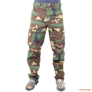 Штаны хлопковые для охоты Bell Ranger Six Pocket Pants, цвет: Woodland