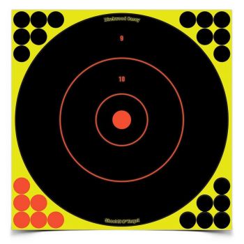 Мишень для стрельбы Birchwood Casey Bull`s-eye Targets, 30 см, 5 шт, 120 наклеек
