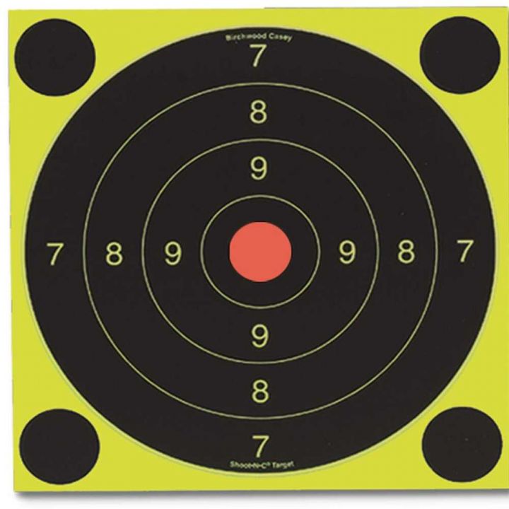 Мішень для гвинтівки Birchwood Casey Bull's-eye Targets, 20 см, 6 штук 