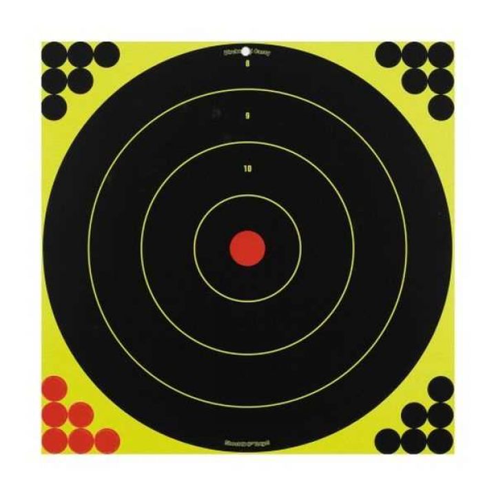 Мішень для стрільби Birchwood Casey Bull's-eye Targets, 45 см, 5 шт, 120 наклейок 