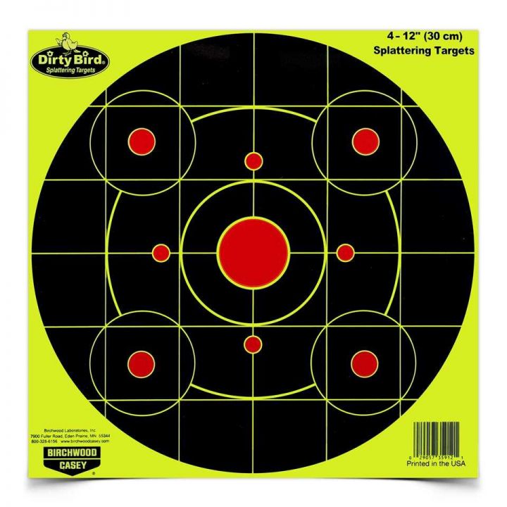 Мішень Birchwood Casey Bull`s-eye Targets, 30 см, 4 мішені 