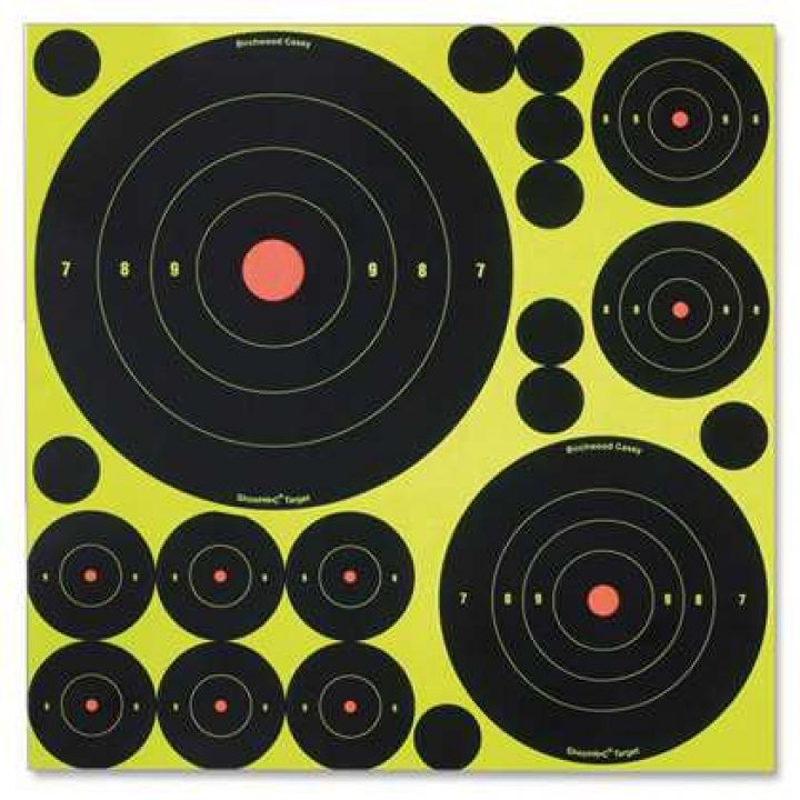 Мішень для стрільби Birchwood Self-Adhesive Targets Variety Pack, 30 см, 5 штук 