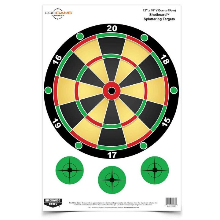 Мішень для стрільби Birchwood Casey Shotboard, 30 х 46 см, 8 штук 