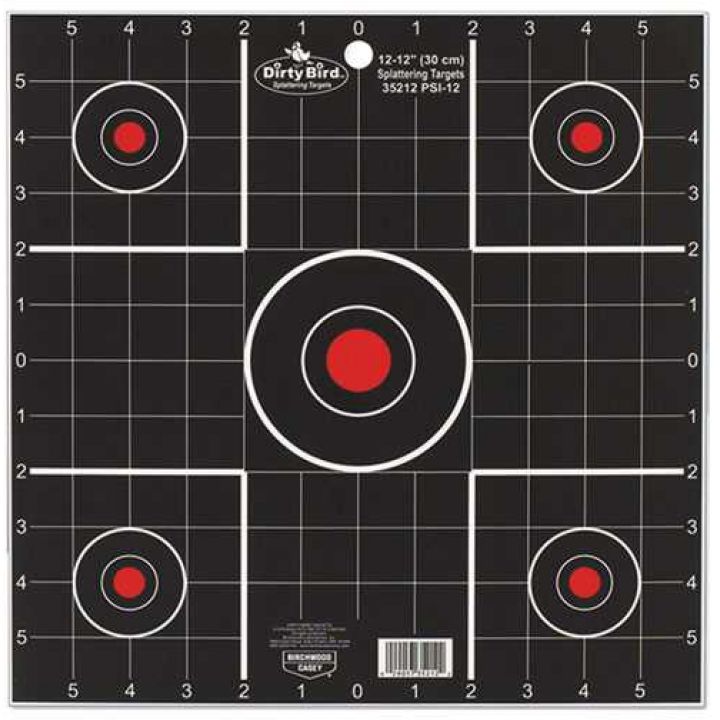 Мишень для стрельбы Birchwood Casey Sight-In Targets, 30 х 30 см, 12 мишеней