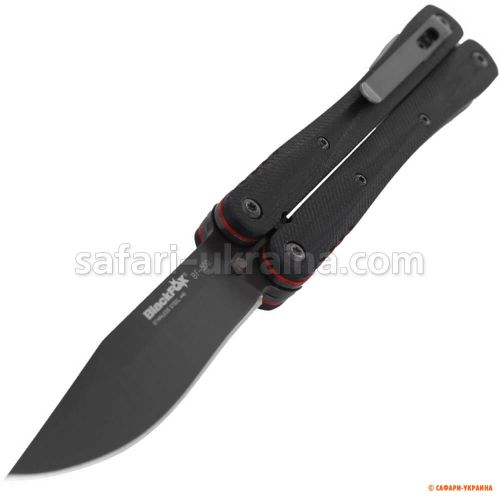 Складаний ніж Black Fox Balisong Black Blade 
