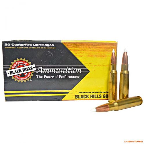 Патрон Black Hills Sierra Gold, кал.308 Win Match, тип кулі: Nosler AccuBond, вага: 11,7 gr. / 180 grs. 