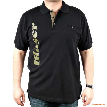 Охотничья футболка поло Blaser F3 Polo Shirts, чёрная