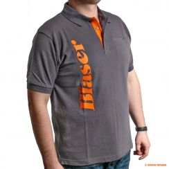 Хлопковая поло футболка Blaser F3 Polo Shirts, цвет: серый