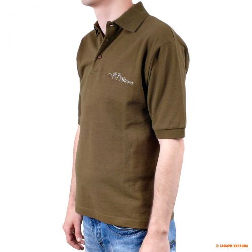 Охотничья футболка поло Blaser Polo Shirt, оливковая