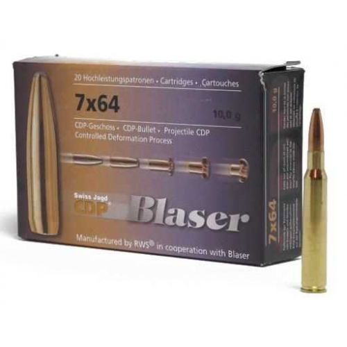 Патрон Blaser, кал.7x64, тип кулі: CDP, вага: 10,0 g/154 grs Патрон Blaser, кал.7x64, тип кулі: CDP, вага: 10,0 g/154 grs