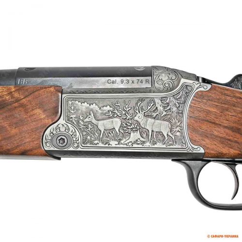Штуцер охотничий Blaser BB 97 Luxus, кал: 9,3 х 74 R, ствол: 55 см., с гравировкой дикие звери
