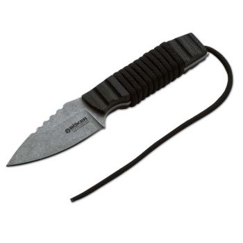Нож с фиксированным клинком BENDER, клинок 73 мм, микарта