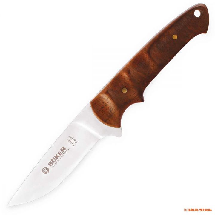 Охотничий нож Boker Integral I, длина клинка 85 мм, амарант