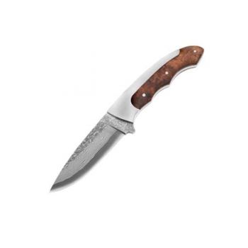 Нож из дамасской стали Slim Hunter Damascus, длина клинка 95 мм