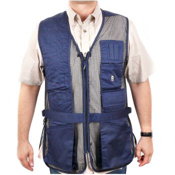 Жилет стрелковый правосторонний Boyt Mesh Shooting Vest, цвет: синий