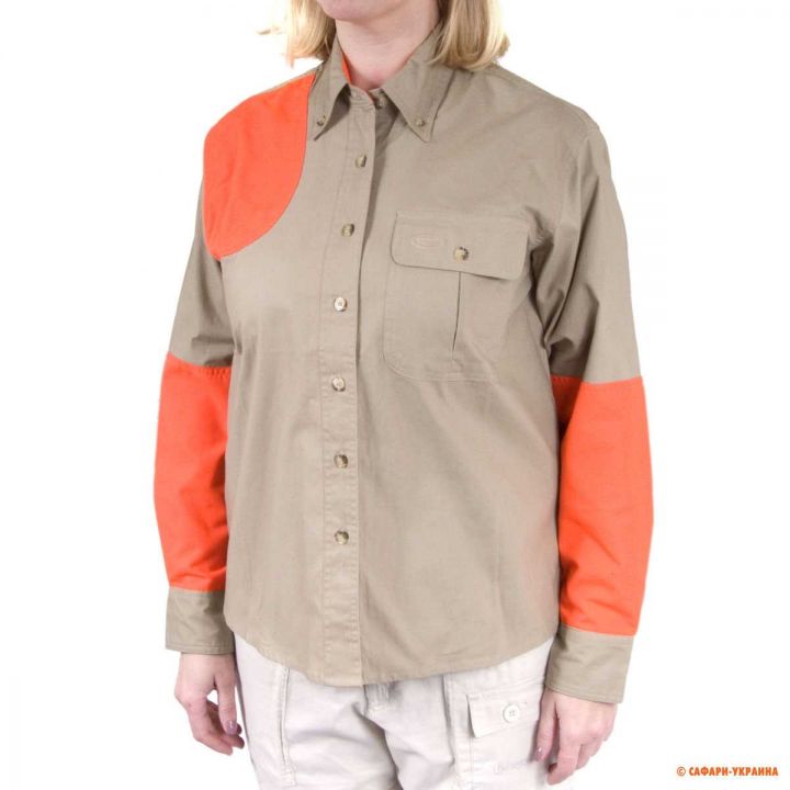 Сорочка жіноча стрілецька Boyt, з помаранчевими вставками 