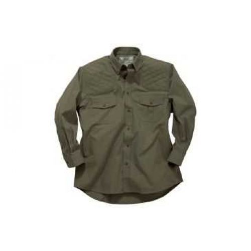 Бавовняна сорочка для сафарі Boyt Long-Sleeve Safari Shirt, зелена 