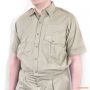 Тенниска для сафари Boy Short-Sleeve Safari Shirt, цвет: хаки
