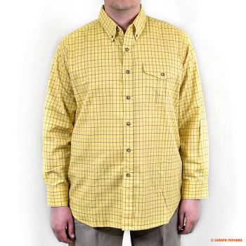 Спортивная рубашка Boyt Tattersall Shooting Shirt, цвет: желтый