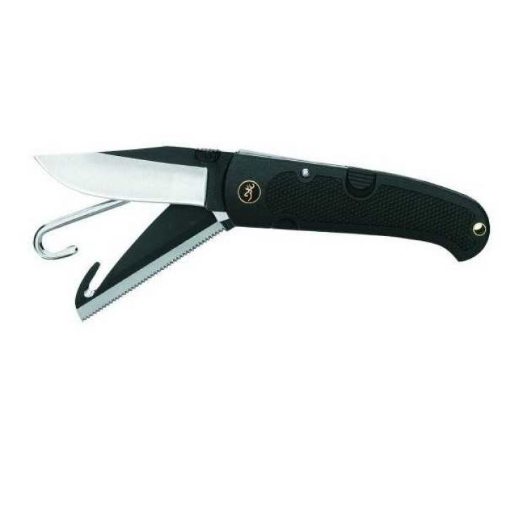 Складной нож Browning Wingshooter F.D.T. 630, 3 инструмента (нож, пила/шкуросъем, крюк)