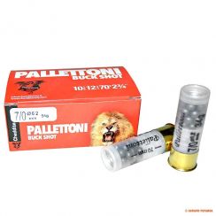 Патрон Cheddite Buck Shot Pallettoni, кал.12/70, картеч 6,2 мм, 34 г