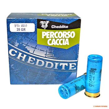 Патрон Cheddite Percorso Caccia, кал.12/70, дріб №9,5 (2,0 мм), 28 г