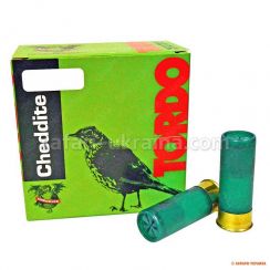 Патрон Cheddite Tordo, кал.12/70, дріб №7 (2,5 мм), 32 г