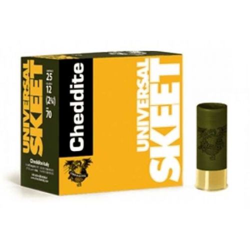 Патрон Cheddite Universal Skeet, кал.12/70, дріб №9,5 (2,0 мм), 24 г 