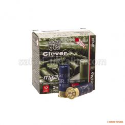 Патрон Clever Mirage T2 Xpert Game, кал.12/70, дробь №000 (4,3мм), 32 г (контейнерный)
